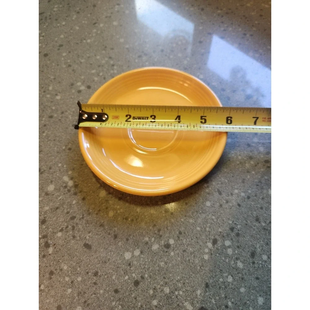 VTG Fiesta Ware Tea Saucer Marigold Yellow
